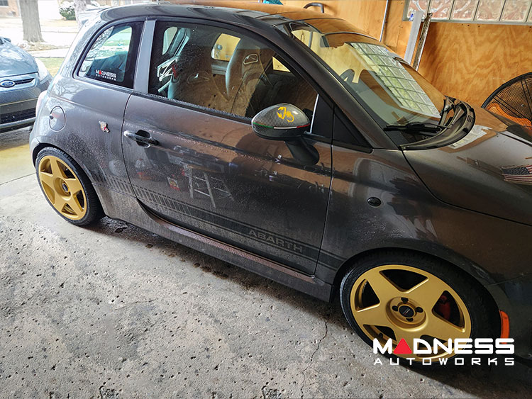 FIAT 500 Custom Wheels - KUHLFX - Forged - Pista - Gloss Gold - Set of 4 - 17"